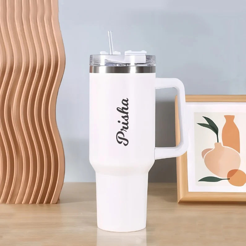 Customised Name or Logo Tumbler Water Bottle 1000ml – Personalised Stainless Steel