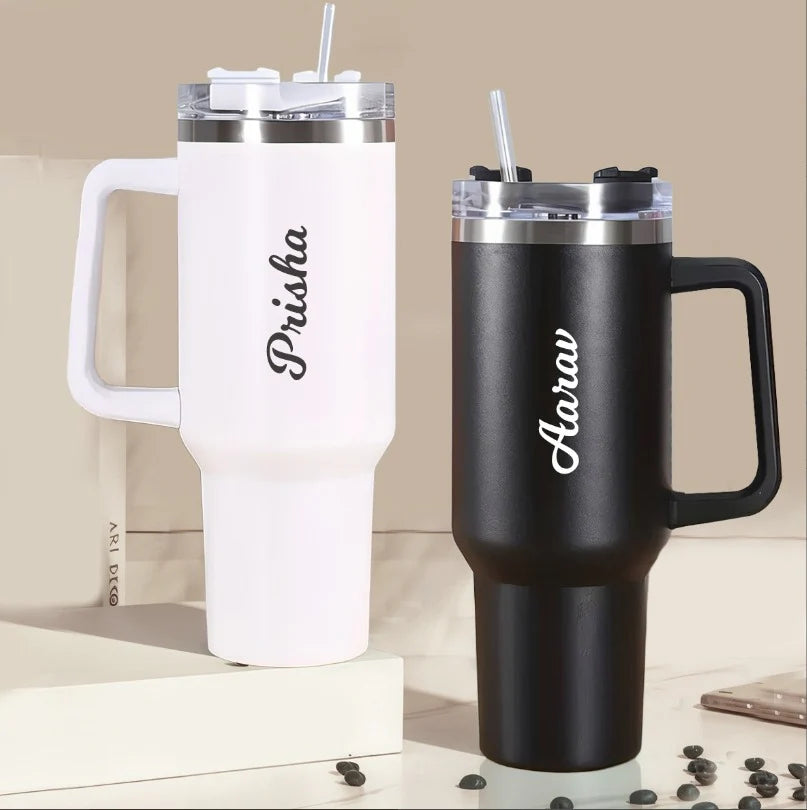 Customised Name or Logo Tumbler Water Bottle 1000ml – Personalised Stainless Steel